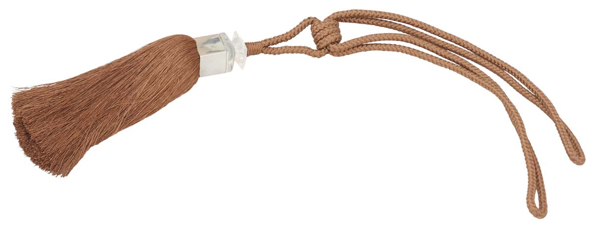 Curtain Tie Backs with Tassels - Bronze Colored Rayon Cord-Style Drapery Holdbacks - Glass & Metal Bead Work - Home Decor Furnishings & Supplies - Buy in Bulk Wholesale